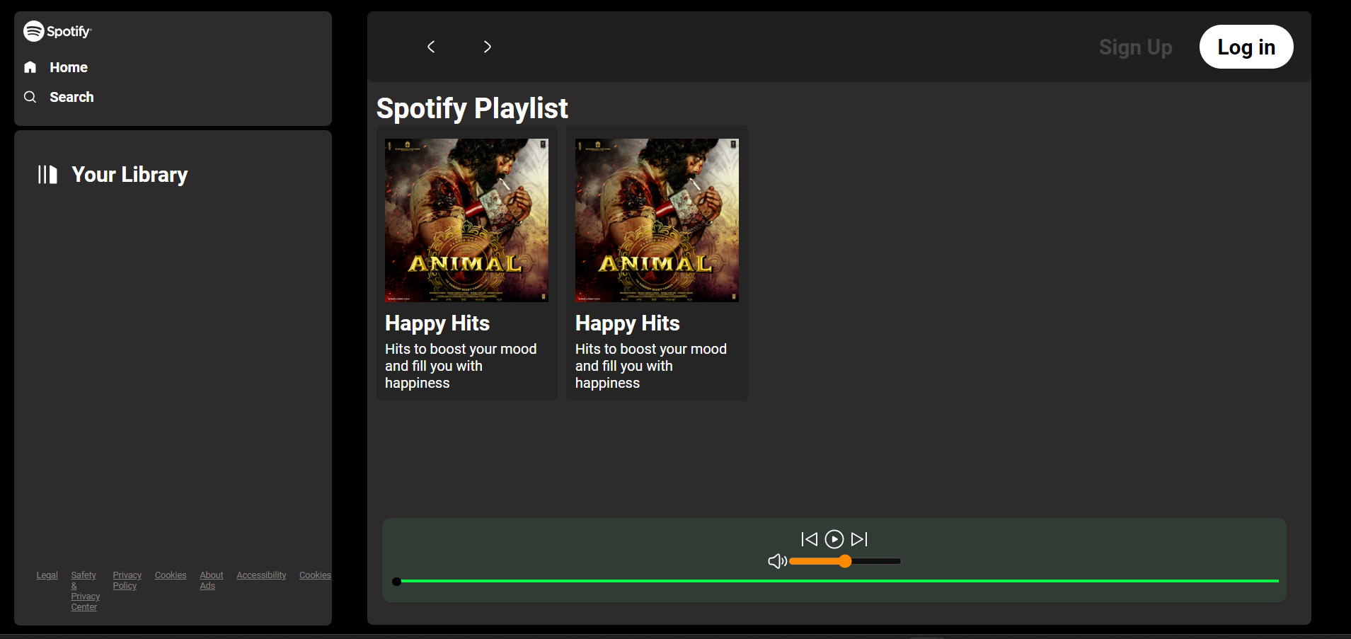 Spotify Clone